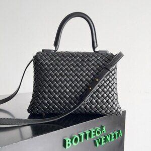 Bottega Veneta Women's Black and Grey Bag